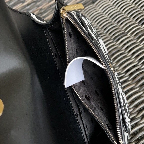 Kate Spade remi graphic blooms flap chain crossbody - Picture 14 of 16